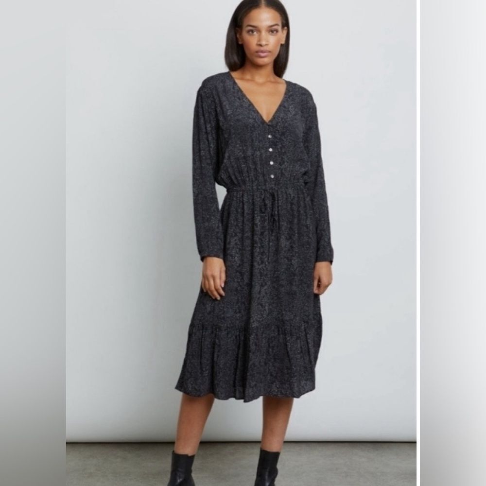 Rails marion midi dress slate python